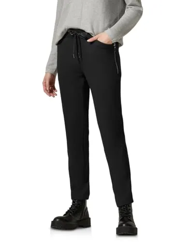 CECIL Damen B378393 Style Tracey Zip Solid, Schwarz, L / 30L EU - Damen-Hosen mit komfortablem Schnitt und modischem Reißverschluss, ideal für lässige Outfits und den Alltag.