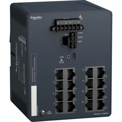 Schneider Electric Netzwerk Switch 16-Port von Schneider Electric