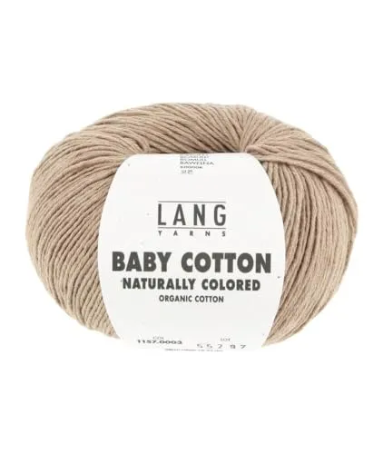 Produktbild Lang Yarns Baby Cotton Naturally Colored 1157.0003 - Dark Brwon