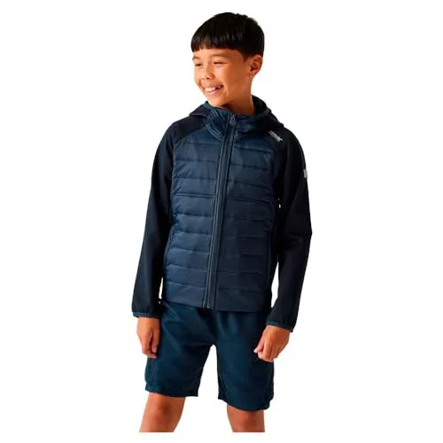 Regatta Hybridjacke ''HybridIX'' in Dunkelblau für Kinder, Größe 140 - Funktionsjacken für Kinder, wärmeisolierend und atmungsaktiv, ideal für aktive Abenteuer im Freien.