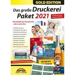 Markt + Technik Das grosse Druckerei Paket Gold Edition von Markt+Technik