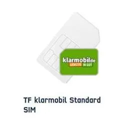 Klarmobil Telefonica NK Standard SIM-Karte von Klarmobil