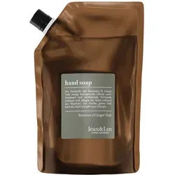 Jean & Len Handseife Rosemary & Ginger Nachfüllpack 500 ml