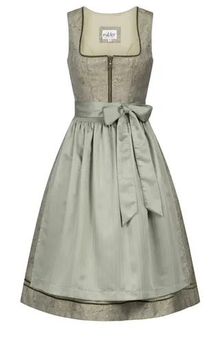 Nübler Dirndl Midi Dirndl Gala in Salbei von Nübler