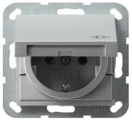 Gira Steckdosen Grau von Gira