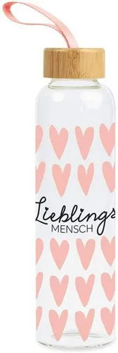 Grafik Werkstatt Trinkflasche - Stylische Glas-Trinkflasche aus Borosilikatglas mit lustigem Spruch, ideal für Sport, Büro oder unterwegs – umweltfreundlich und wiederverwendbar!