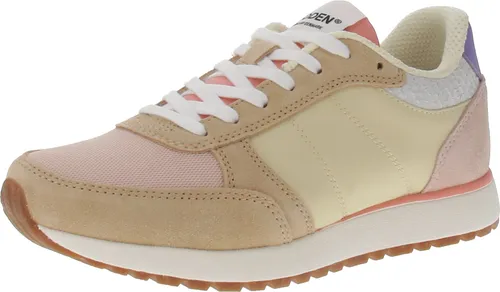 Woden WL740 Ronja - Damen Sneaker in 321-Powder-Multi, Größe:39 EU - Stylische Damen Sneaker mit innovativem Design und atmungsaktiver Kork-Einlegesohle für ultimativen Komfort. Ideal für modebewusste Frauen, die Wert auf Nachhaltigkeit legen.