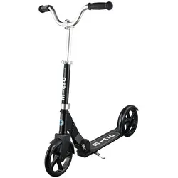 MICRO Scooter CRUISER schwarz - SA0201 - Roller / Kickboards, ideal für Kinder mit großen Rollen für mehr Fahrkomfort und Stabilität