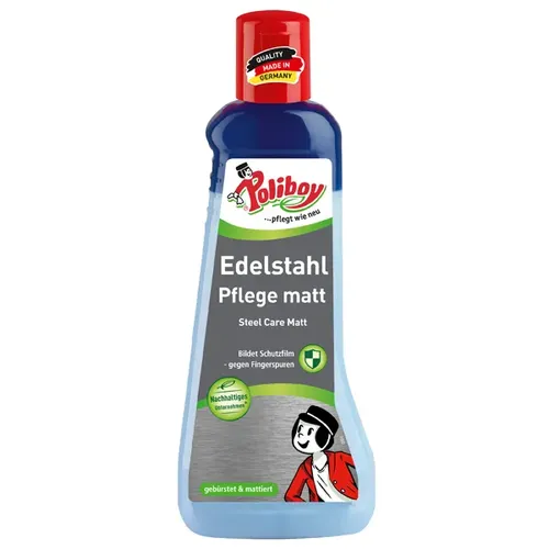 Poliboy Edelstahl Pflege matt 200 ml Für mattierten Edelstahl 8920001