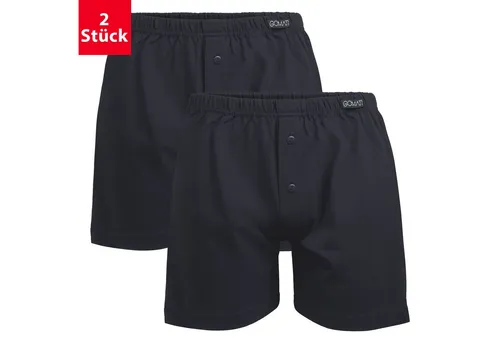 Gomati Boxershorts Herren Jersey Boxershorts (2 Stück) Baumwolle
