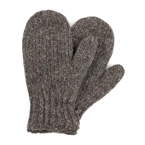 McRon Damen Gefütterte Fäustlinge Valerie naturdunkelbraun