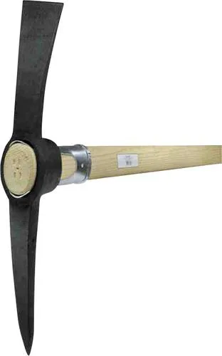 Ideal Office 38031503 Hacke - Aktions-Kreuzhacke mit Buchenstiel, 1,5kg leicht und 95cm lang für effizientes Arbeiten im Garten