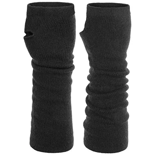 Roeckl Damen Essential Armstulpen, Schwarz, Einheitsgröße EU - Armwärmer & Muffs für Damen aus hochwertiger Kaschmir-Mischung, mit praktischem Daumenloch für perfekten Sitz und Komfort.