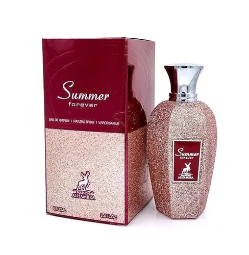 Maison Alhambra Summer Forever Eau de Parfum 100 ml für Frauen - Eau de Parfum mit blumig-fruchtiger Komposition, die das ganze Jahr über Frische und Eleganz vermittelt.