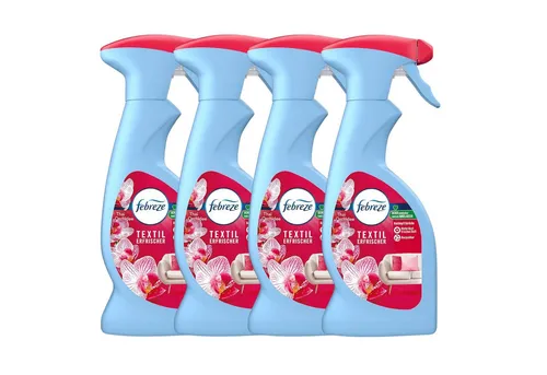 Febreze Wäscheparfüm 4x Febreze Textilerfrischer je 375ml Thai Orchidee Mit Frische Luft Te