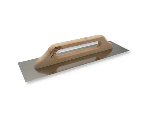 DEWEPRO Schweizer Glättekelle 480x130mm aus Edelstahl von DEWEPRO