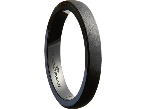 PAGOPACE Slim Black Rough Größe 9 Bezahlring