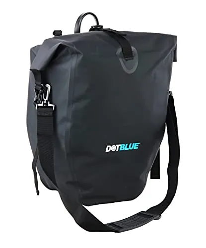 DOTBLUE GT 400 | Universelle Fahrrad-Gepäckträgertasche mit Klicksystem - Fahrradtaschen – Robuste, wasserdichte Tasche mit 25,4 Litern Volumen und praktischem Klick-System für schnelle Befestigung und Mitnahme.