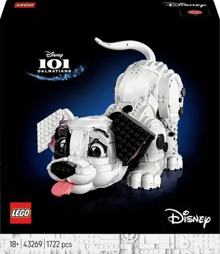 LEGO DISNEY Welpe aus 101 Dalmatiner 43269 - Bauspielzeugset für Disney-Fans, kreiere deine eigenen Dalmatiner-Welpen und nutze die LEGO Builder App für ein intuitives Bauerlebnis.