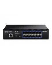 TRENDnet TL2-F7120 - 12-Port Managed Switch - Managed Switch mit 12 x 10 Gigabit SFP+, rack-montierbar und TAA-konform für zuverlässige Netzwerkleistung in Unternehmen.