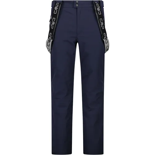 CMP MAN Pant black blue (N950) 54 - Herren Skihose mit abnehmbaren Hosenträgern, 20.000 mm Wassersäule und 10.000 g/m²/24h Atmungsaktivität für maximalen Komfort und Schutz bei jedem Wetter.