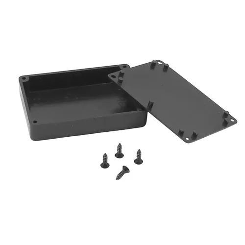 Elektronik Kunststoff-Kleingehäuse, ABS, 72x50x15mm, mit Schrauben