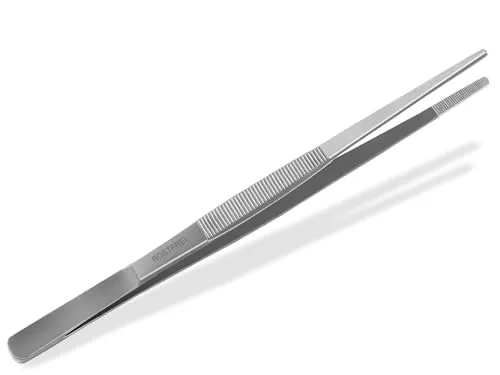 Gerade Pinzette, 25 cm, mit Innenzahnung, rostfreier Edelstahl
