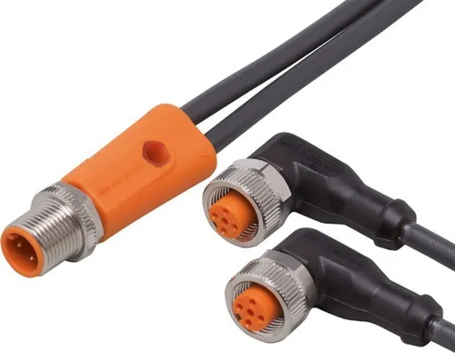 ifm electronic gmbh Verbindungskabel Y2-fach M12 4-polig von Ifm Electronic Y-Verbindungskabel