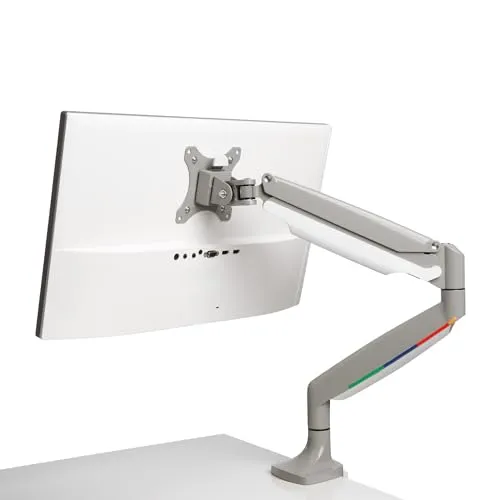 Kensington Monitorhalterung SmartFit One Touch K55470EU - Single Monitorarm, ergonomisch einstellbar für optimale Körperhaltung und integriertes Kabelmanagement
