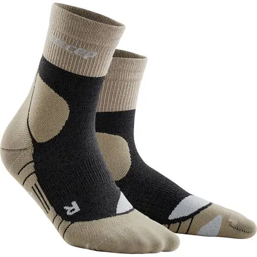 CEP Hiking Merino Mid-Cut Kompressionssocken IV - EU 42-45 schwarz - Sportsocken für Wanderer, aus hochwertiger Merinowolle für optimalen Komfort und Feuchtigkeitstransport, ideal für lange Touren.