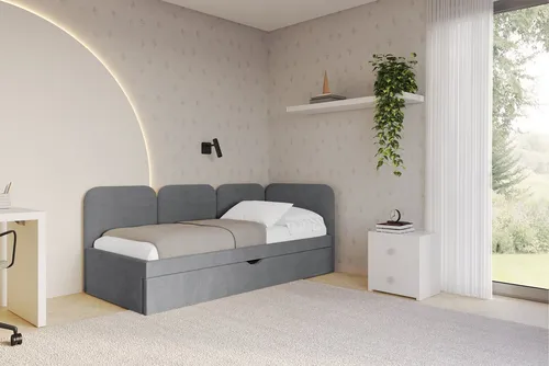ALTDECOR Jugendbett ALVY mit Bettkasten und Lattenrost