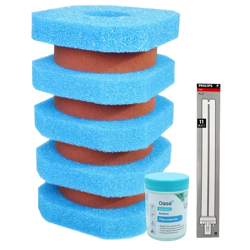 Oase Wartungspaket Oase Filtoclear 11000 - Schwammset + Lampe + Filterstarter