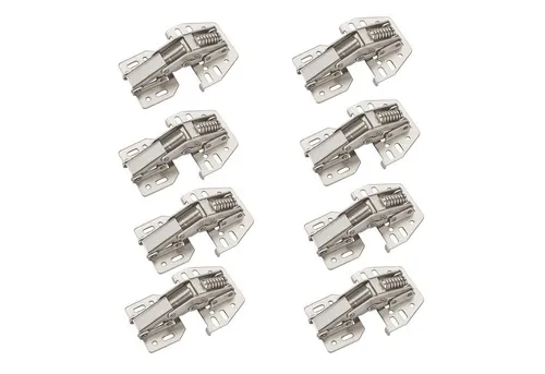 SO-TECH® Aufschraubscharnier 90° - 8 St., verstellbar und vernickelt - Kategorie: Beschläge. Hochwertige Möbelbeschläge aus Stahl, ideal für flexible Montagen und langlebige Anwendungen.