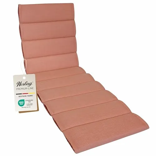 Herlag Liegenauflage Linnea 200x60x4cm in pink von Herlag