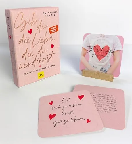 Gib dir die Liebe, die du verdienst - Das Kartenset zum SPIEGEL Bestseller: 50 Karten für mehr Selfcare