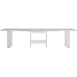 Design Esstisch WM-999 Weiß matt ausziehbar 140-300 cm - Flexibel und stilvoll: Unser ausziehbarer Esstisch bietet Platz für bis zu 10 Personen und passt sich mühelos Ihren Bedürfnissen an. Hochwertige Materialien und modernes Design machen ihn zum perfekten Küchentisch für jede Gelegenheit.