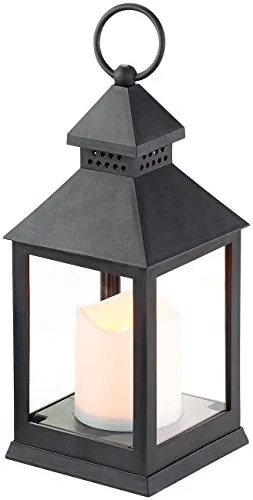 Lunartec Grablaterne: Flackernde LED-Kerze mit Timer - Strahler & Flutlichter – Täuschend echtes Kerzenlicht mit flackerndem Effekt und praktischer Timer-Funktion für automatischen Betrieb. Ideal für Balkon, Terrasse und Garten, absolut sicher ohne Brandgefahr.