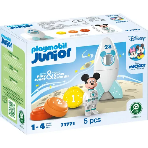 PLAYMOBIL JUNIOR & Disney: Micky Maus' Raketen- & Weltraum-Abenteuer 71771