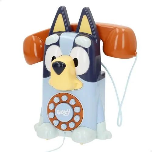 COLORBABY Bluey 39143 Interaktives Telefon, Spielzeug, Geräusche und Melodien, Batterien enthalten, Babyspielzeug, frühkindliches Spielzeug, ab 18 Monaten, Geschenke für Kinder (39143)
