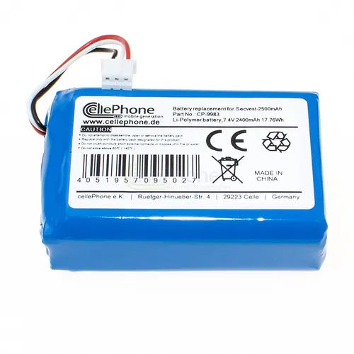 Akku Li-Polymer für Abus Secvest FUAA50100 FUAA50500 FUAA50600 FUBT50000