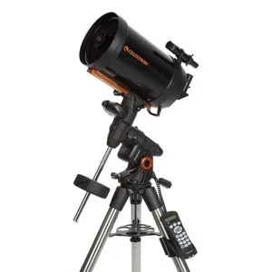 Celestron Teleskop Advanced VX C8 SC GoTo - Teleskop mit 203mm Durchmesser und 29- bis 480-facher Vergrößerung, ideal für Astrofotografie und die Beobachtung von Galaxien. Inkl. GoTo-Funktion für automatisches Anvisieren von 120.000 Himmelsobjekten.