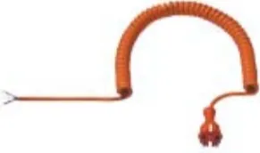 Bachmann 665.871 Wendelleitung H07BQ-F 3G1.50 - Sonstiges Elektromaterial mit einer flexiblen Wendelleitung von 1.000mm und einer maximalen Länge von 5.000mm, ideal für vielseitige Anwendungen in der Elektrotechnik.