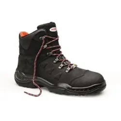 Sicherheitsschnürstiefel TILL Mid ESD S3, Größe 47 - Schwarz - Arbeits- & Schutzkleidung: Robuster Sicherheitsschnürstiefel mit ESD-Schutz, wärmeisolierend und rutschhemmend, ideal für den Einsatz in gefährlichen Umgebungen.