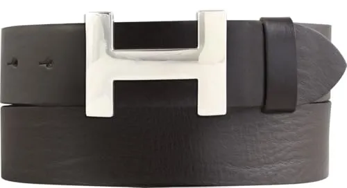 BELTINGER Designer Gürtel HENRY aus Vollrindleder 40mm | Eleganter Ledergürtel für Damen und Herren in Braun 120cm