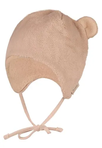 Sterntaler® Beanie Mütze mit Öhrchen beige 39 cm