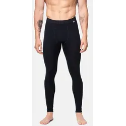 Herren Merino Thermo-Unterhose mit Eingriff - 1-Pack - Schwarz - L - Herren-Pullover aus 80% Merinowolle für optimale Atmungsaktivität und Temperaturregulierung, ideal für Outdoor-Aktivitäten und den Alltag.