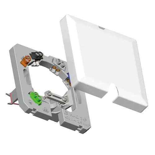 Herdanschlussdose Unterputz komfort, Höhe nur 12mm, 5x4mm², Farbklemmen, VDE