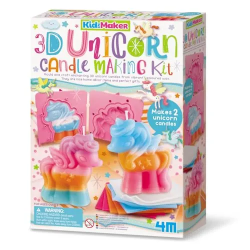 Produktbild 4M 00-04817 Kerzen herstellen 3D Einhorn