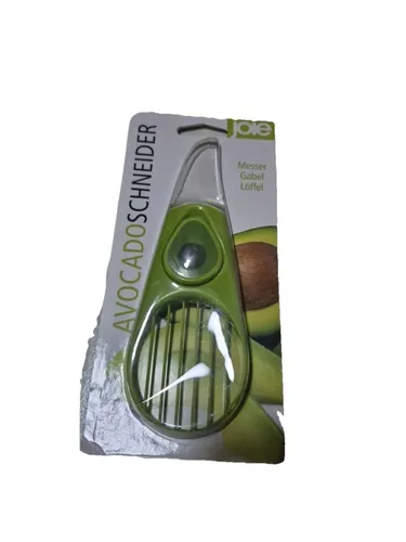 3in1 Avocado Schneider Schäler Messer & Entkerner Slicer Grün Obstschneider