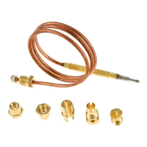 Hicello 60cm Gas Universal Thermoelement Thermopaar Ventil für Warmwasserboiler mit 5 festen Teilen Gasgeräte
